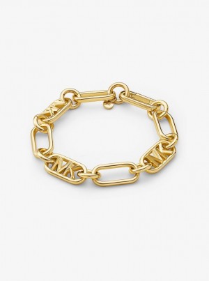 Bratari Dama Michael Kors Precious Metal-Plated Brass Chain Link Bracelet Aurii | 04XGPSLMO
