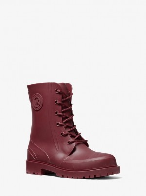 Cizme Dama Michael Kors Montaigne PVC Rain Boot Albastru Deschis | 79DQZWULM