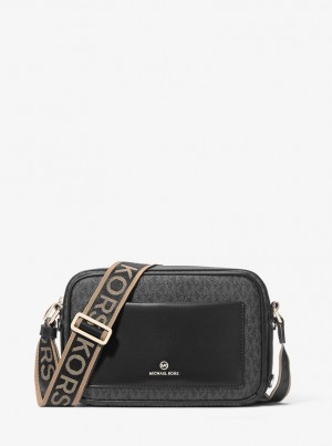 Geanta Crossbody Dama Michael Kors Maeve Large Logo Crossbody Bag Negrii | 26WJDZKRQ
