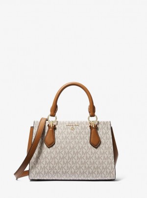 Geanta Crossbody Dama Michael Kors Marilyn Small Logo Crossbody Bag Galbeni Deschis | 15CBRNHWO