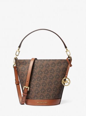Geanta Crossbody Dama Michael Kors Townsend Small Empire Signature Logo Crossbody Bag Maro | 78AJEDOZP