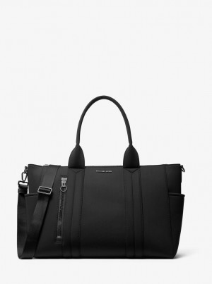 Geanta Duffle Barbati Michael Kors Brooklyn Scuba Travel Tote Bag Negrii | 87ZAEVHKU