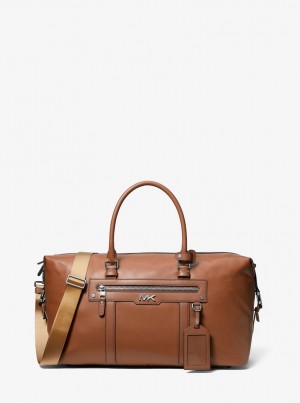 Geanta Duffle Dama Michael Kors Varick Leather Duffel Bag Luggage | 75AOIMSEC