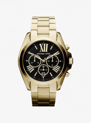 Gold-tone Barbati Michael Kors Oversized Bradshaw Gold-Tone Watch Aurii | 35KPMXCLR