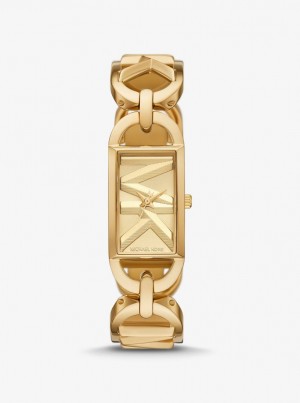 Gold-tone Dama Michael Kors Mini Empire Gold-Tone Watch Aurii | 35OWIRSFE