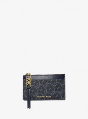 Husa Pentru Carduri Dama Michael Kors Empire Small Card Case Admrl/Plblue | 40OZVUAGX