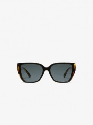 Ochelari de Soare Dama Michael Kors Acadia Sunglasses Tortoise | 54OVASUYF