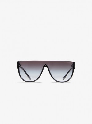 Ochelari de Soare Dama Michael Kors Aspen Sunglasses Negrii | 95HPYGJRN
