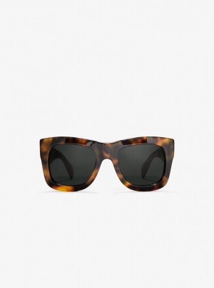 Ochelari de Soare Dama Michael Kors Athens Sunglasses Tortoise | 28WREOHJI