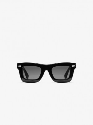 Ochelari de Soare Dama Michael Kors Central Park Sunglasses Negrii | 21MSLNGPI