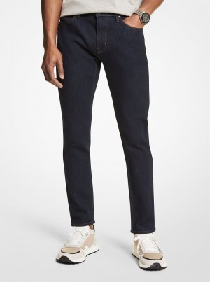 Pantaloni Barbati Michael Kors Slim-Fit Stretch-Denim Jeans Albastru Deschis | 67NOZKRXB