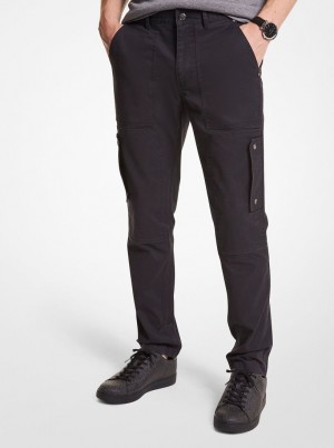 Pantaloni Barbati Michael Kors Woven Cargo Pants Negrii | 93URYPAMD