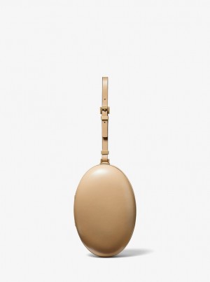Poșete Dama Michael Kors Gramercy Leather Minaudiere Barley | 09SUTGXWQ