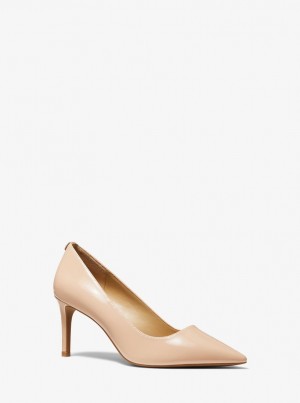 Pumps Dama Michael Kors Alina Flex Faux Patent Leather Pump Roz Deschis | 46GYLVXTO