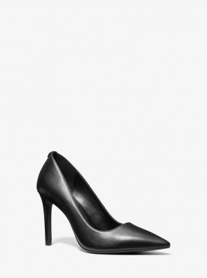 Pumps Dama Michael Kors Alina Flex Leather Pump Negrii | 91HXSLJZP