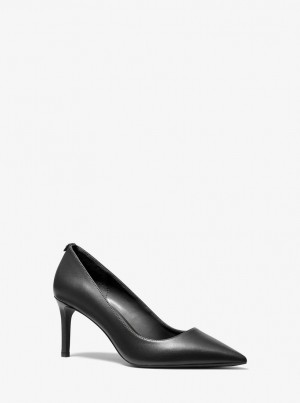Pumps Dama Michael Kors Alina Flex Leather Pump Negrii | 41MYREOUL