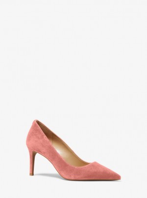 Pumps Dama Michael Kors Alina Flex Suede Pump Roz | 95LWZEMFK