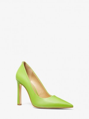 Pumps Dama Michael Kors Amara Leather Pump Pear | 89EOMTWSD