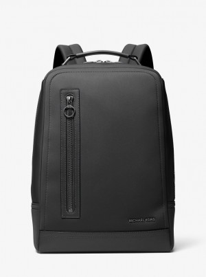Rucsacuri Barbati Michael Kors Brooklyn Scuba Backpack Negrii | 65NEJKGRZ