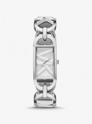 Silver-tone Dama Michael Kors Mini Empire Silver-Tone Watch Argintii | 21MBZUHCA