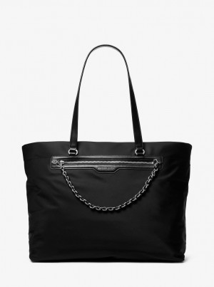 Totes Dama Michael Kors Slater Extra-Large Recycled Nylon Tote Bag Negrii | 26IOFJYWR