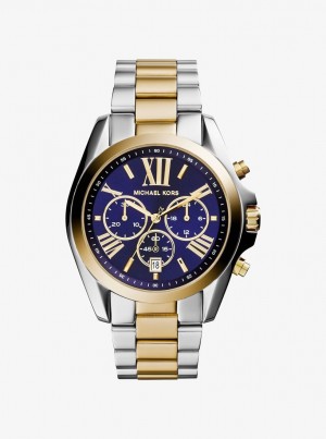 Two-tone Barbati Michael Kors Oversized Bradshaw Two-Tone Watch Two Tone | 69GVNYDZB